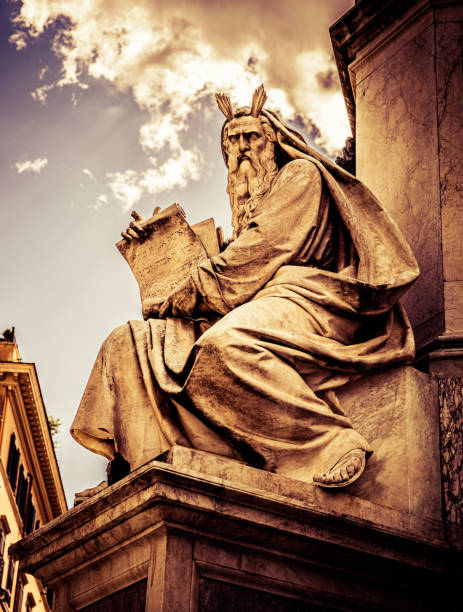 istock Statue of Moses near to Spanish Steps, Rome 1330245022