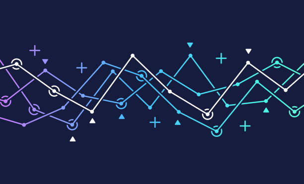 Price Stock Commodity Data Chart Lines Background Stock data chart graph bar chart analytics and data analysis. bitcoin price stock illustrations