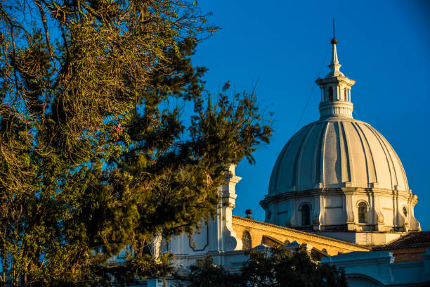 The Metropolitan Basilica Cathedral of Our Lady of the Assumption is a cathedral church of Catholic worship dedicated to the Virgin Mary under the invocation of Our Lady of the Assumption of Popayán. The building is located to the west on the south side of Caldas Park, in the historic center of the Colombian city of Popayán (Cauca). It is a Metropolitan Cathedral and also a minor Basilica.