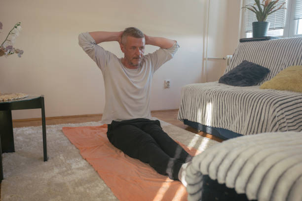 istock Workout home fitness 1330254389