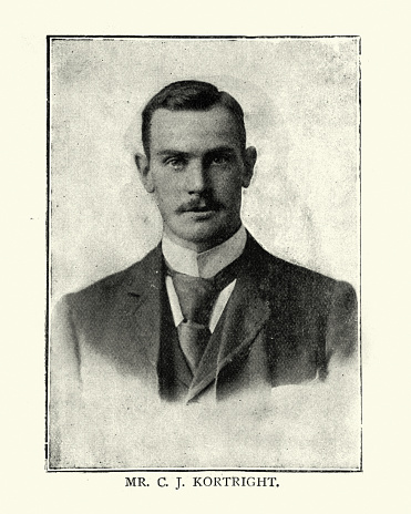 Vintage photograph of Charles Jesse Kortright was an English cricketer, who played for Essex and Free Foresters.
