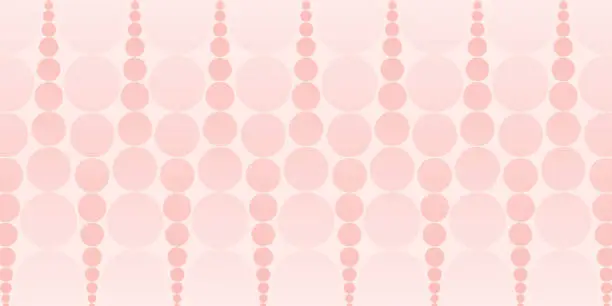 Photo of Abstract circle and polka dot pattern pastel color 3D illustration