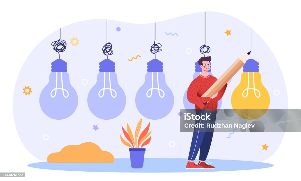 Simplify Complex Thing Simplify Complex Or Difficult Situations Concept Stock Illustration ...