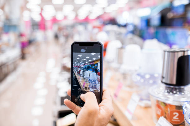 istock Photographing during kitchen goods shopping 1330263580