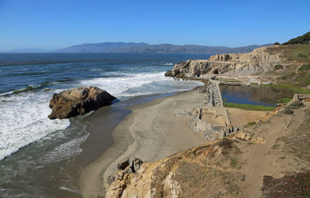 istock The beach with Sutro Bath Ruins 1330264780