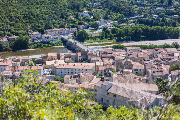 istock View over the rooftops of Anduze in summer (Occitanie, France) 1330265113