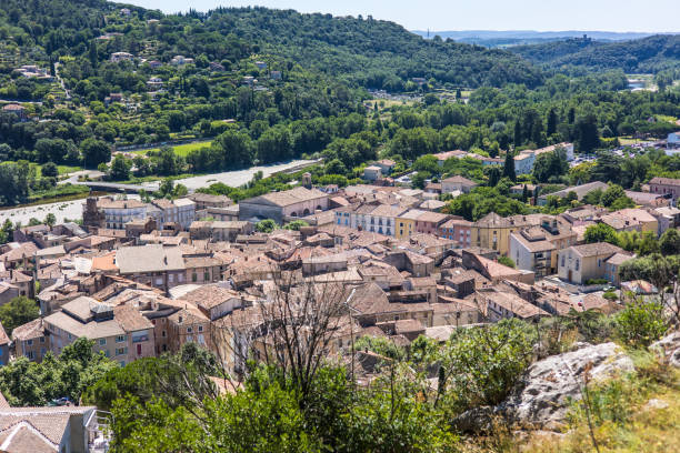 istock View over the rooftops of Anduze in summer (Occitanie, France) 1330265687