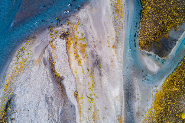 istock Aerial View of a River in Iceland 1330268996