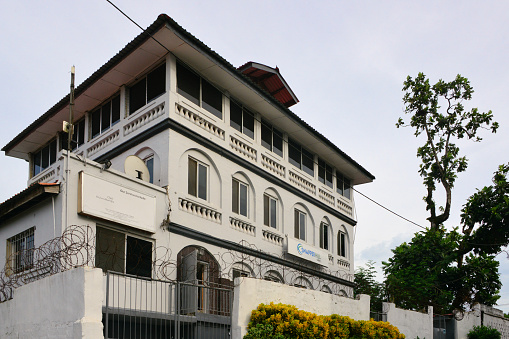 Monrovia, Liberia: Snapper Hill Clinic, private hospital on Robert Street