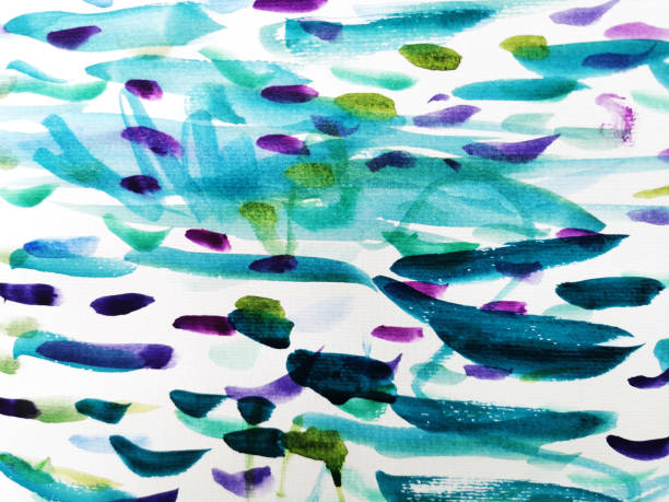 istock Background abstract of blue color watercolor paint 1330277979