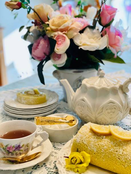 istock Vintage Tea Party Background 1330281357