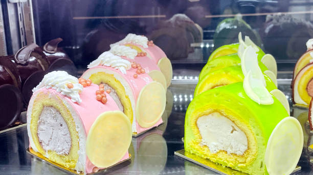 istock Sweet Patisserie Desserts Display 1330281399