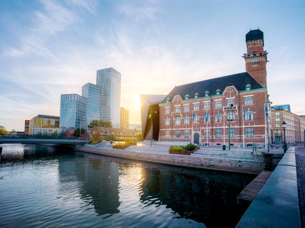 istock Malmo Skyline at Sunset - Malmo, Sweden 1330282036