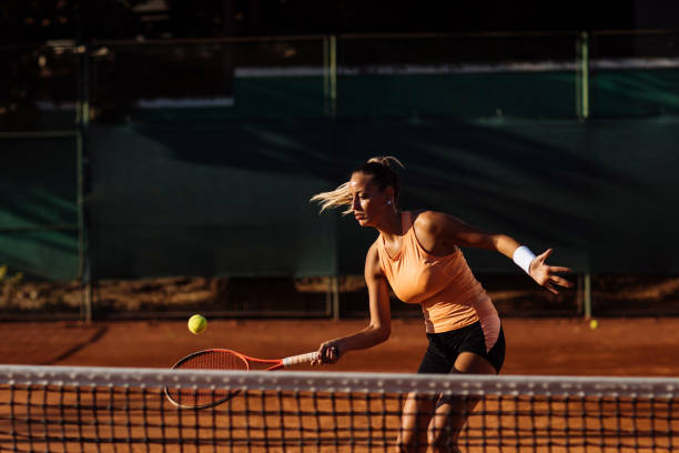 istock Battling her opponents to become number one 1330290306
