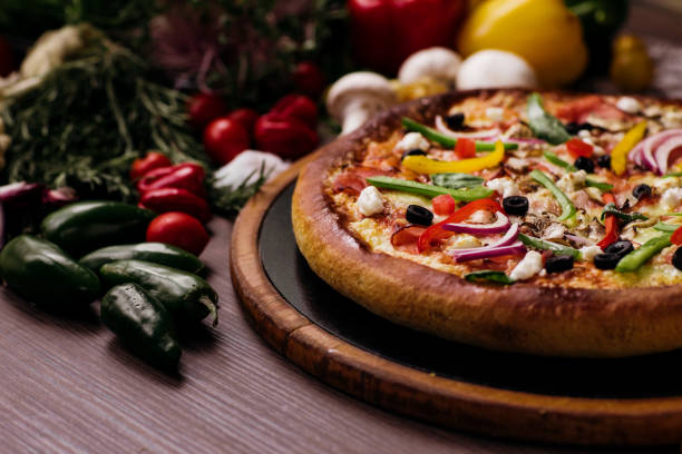 istock Nothing better than homemade pizza! 1330290338