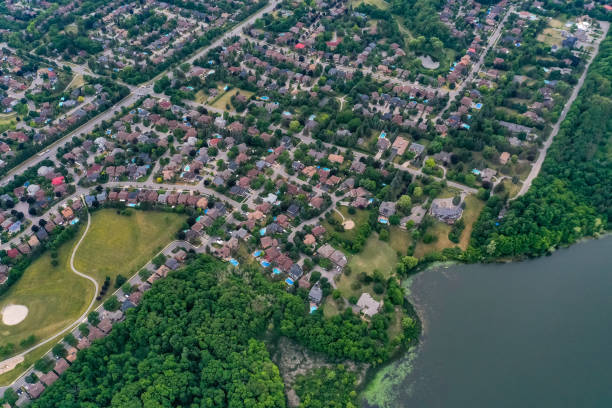 istock Heart Lake Conservation Park in Brampton at dusk, Ontario, Canada 1330296519