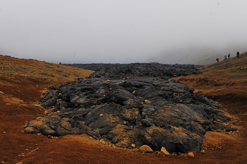 Fagradasfjall Volcano, Cold lava, Iceland July 2021
