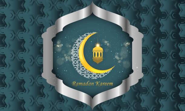 istock Ramadan kareem background for social media post design template. crescent moon and lantern element. Islamic backgrounds for posters, banners, greeting cards and social media post template. 1330309948