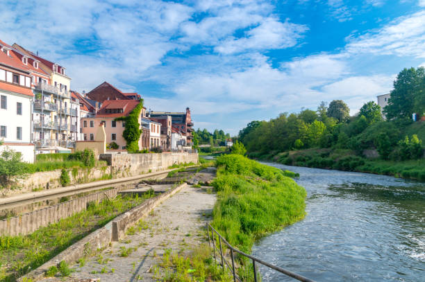 istock View on Lusatian Neisse, border river between Poland and German. View from Gorlitz in Germany. 1330314180