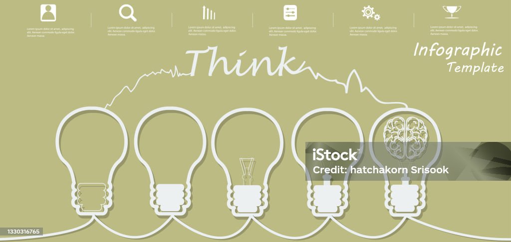 Think Innovate Create Illustration Businessdesign Idea And Concept Think Creativity For ...