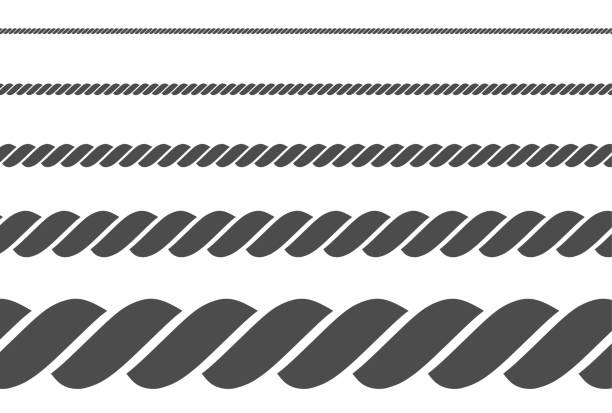 векторная иллюстрация веревки - rope stock illustrations
