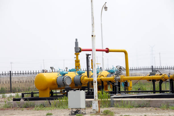 istock Oilfield equipment and pipeline 1330331959