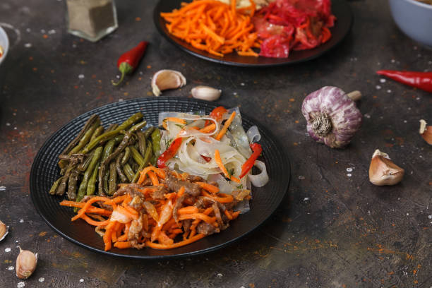 istock Vegetarian homemade korean fermented salads and snacks 1330334838