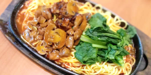 istock Asian Hot Plate Chicken Mushroom with Vegetables 1330336703