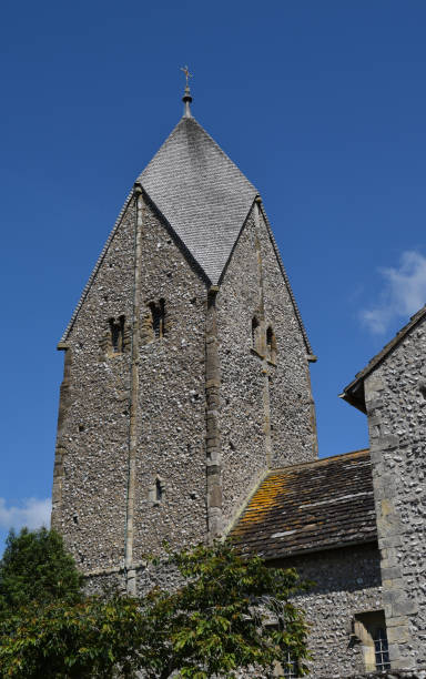 The Saxon Church at Sompting Sussex One of the most ancient churches in the British Isles anglo saxon photos stock pictures, royalty-free photos & images