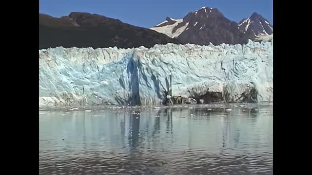 Columbia Glacier in Alaska archival