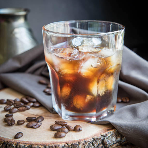 istock Iced coffee closeup and cazve. 1330338983