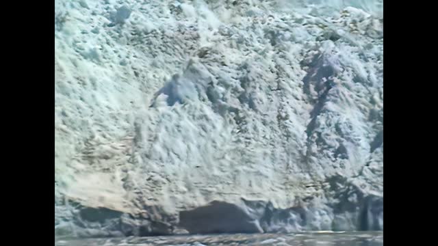 Iceberg of Columbia Glacier in Alaska archival