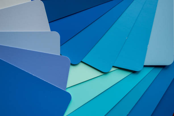 istock blue and white background, blue and white paper, blue and white paper sheets, blue and white abstract, different shades of blue and white as a 3d background, 3d rendered illustration of a fold 1330341020