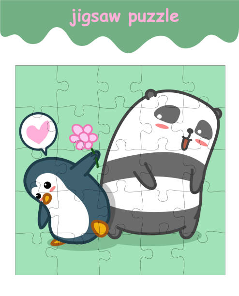 90+ Blank Puzzle Pieces Template Cartoon Stock Photos, Pictures