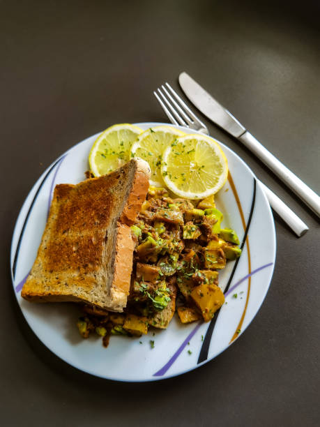 istock Sandwich with tuna and avocado 1330344626