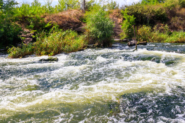 istock Rapids on the Inhulets river in Kryvyi Rih, Ukraine 1330344859