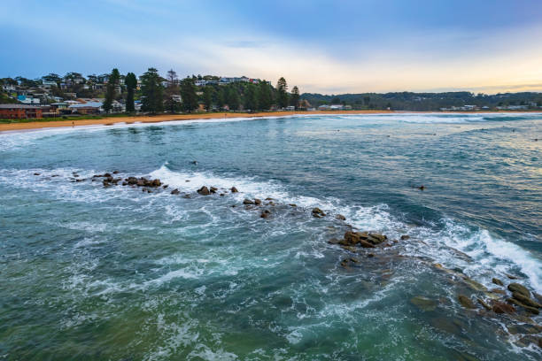 istock Sunrise aerial shorescape at the seaside 1330345714