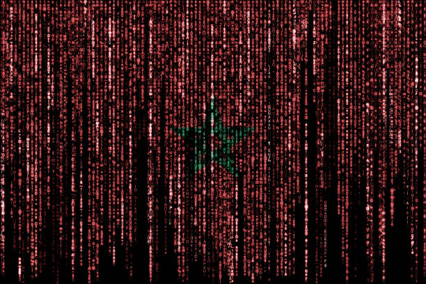 piraté par le maroc - informatique au maroc photos et images de collection