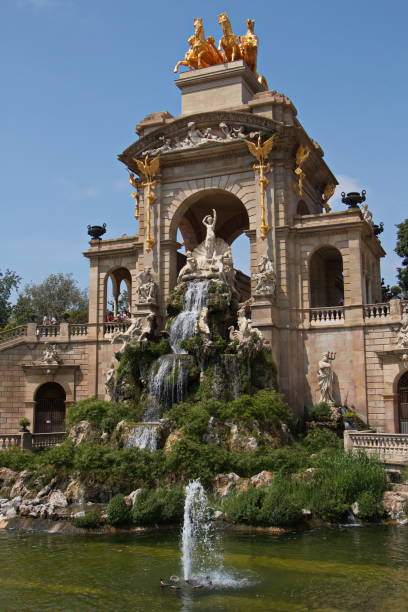 istock Cascada Monumental in Parc de la Ciutadella in Barcelona 1330348992
