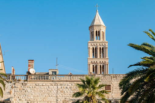 Saint Domnius Cathedral in Split, Croatia. This is the oldest Catholic cathedral in the world still used for its original purpose. St Domnius was a christian martyred (beheaded) on the orders of the Roman emperor, Diocletian