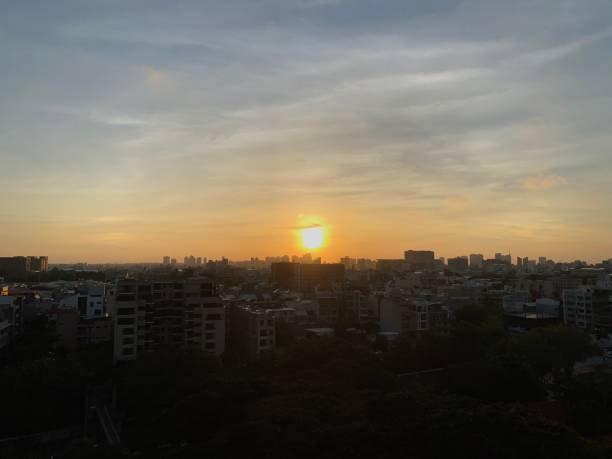 istock Beautiful Sunset in Tainan City 1330363913