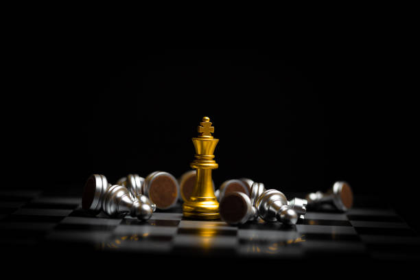 istock Chess board game for ideas and competition and strategy, business success concept. 1330368497