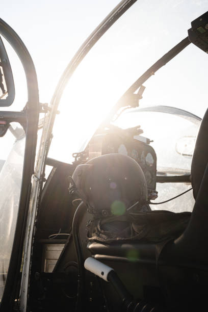 istock military helmet inside a helicopter 1330376066