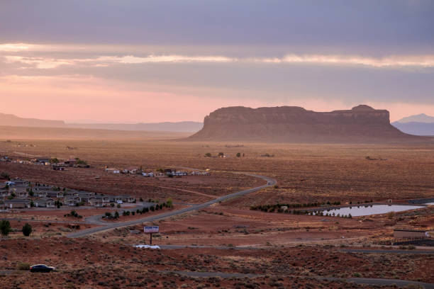 istock Sunset landscape views near Monument Valley, Arizona. 1330376670