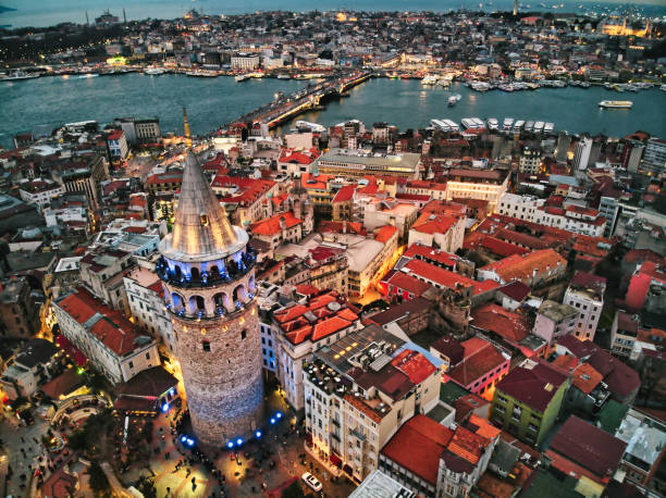 Galata Tower Galata Tower İstanbul galata tower photos stock pictures, royalty-free photos & images