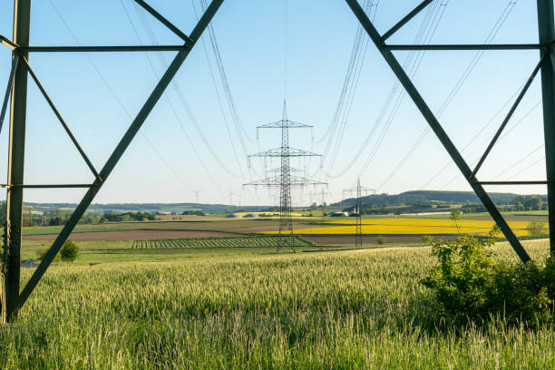 istock power lines in the field 1330391894