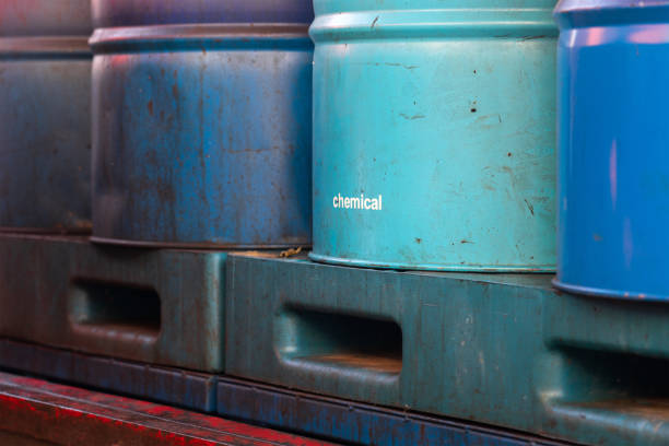 Chemical or gasoline fuel barrel drum.