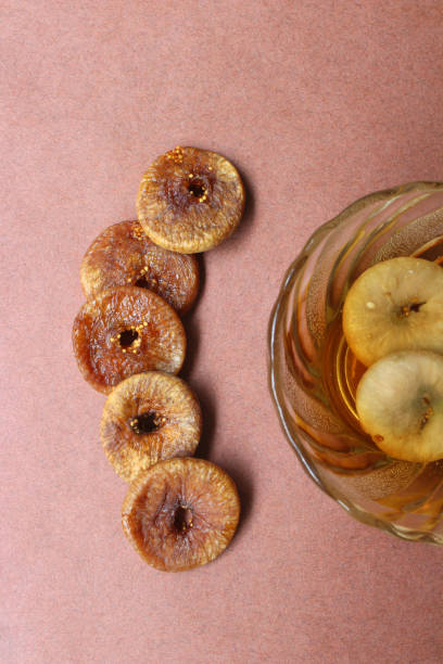 istock Dried and soaked figs close-up 1330396339