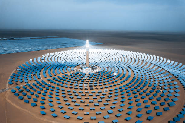 Drone Point View of Solar and Thermal Panels