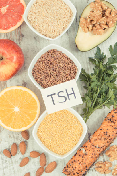 istock Best food for healthy thyroid. Natural eating as source vitamins 1330402355